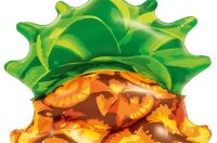 Bestway Luftmatratze Ananas 174 x 96 cm