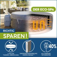 Bestway LAY-Z-SPA ECO WLAN-Whirlpool Budapest AirJet Ø 196 x 66 cm, rund
