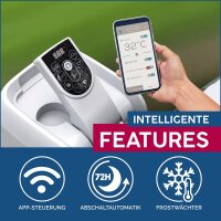 Bestway LAY-Z-SPA ECO WLAN-Whirlpool Budapest AirJet Ø 196 x 66 cm, rund