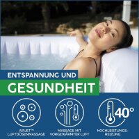 Bestway LAY-Z-SPA Whirlpool Ibiza AirJet 180 x 180 x 66 cm, eckig