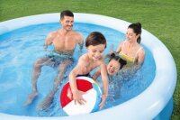 Bestway Fast Set Aufstellpool-Set mit Filterpumpe Ø 305 x 66 cm, blau, rund