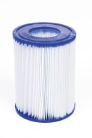 Bestway Fast Set Aufstellpool-Set mit Filterpumpe Ø 396 x 84 cm, Rattan-Optik (Schiefergrau), rund