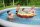 Bestway Fast Set Aufstellpool-Set mit Filterpumpe Ø 396 x 84 cm, Rattan-Optik (Schiefergrau), rund