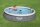 Bestway Fast Set Aufstellpool-Set mit Filterpumpe Ø 457 x 84 cm, Rattan-Optik (Schiefergrau), rund