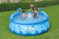 Bestway OctoPool Ø 274 x 76 cm blau mit Muster, rund
