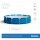 Bestway Steel Pro Frame Pool-Set mit Filterpumpe Ø 366 x 76 cm, blau, rund