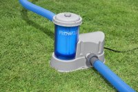 Bestway Flowclear transparente Filterpumpe 5.678 l/h, 110 W