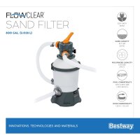 Bestway Flowclear Sandfilteranlage 3.028 l/h, 85 W