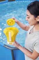 Bestway Flowclear Dosierschwimmer mit Thermometer, sortiert