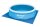 Bestway Flowclear PE- Bodenplane 335 x 335 cm, blau, quadratisch