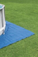 Bestway Flowclear PE-Bodenplane 488 x 488 cm, blau, quadratisch