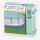 Bestway Flowclear PE-Bodenplane 488 x 488 cm, blau, quadratisch