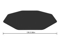 Bestway Flowclear PVC-Abdeckplane Ø 401 cm,...