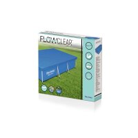 Bestway Flowclear PE-Abdeckplane 304 x 205 cm, blau, eckig