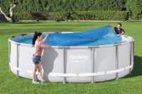 Bestway Flowclear PE-Solarabdeckplane Ø 462 cm, blau, rund