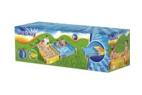 Bestway My First Frame Pool mit Sandkasten 213 x 122 x 30,5 cm, buntes Unterwasser-Design, eckig