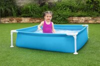 Bestway My First Frame Pool 122 x 122 x 30,5 cm, blau , eckig