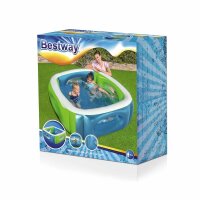 Bestway Planschbecken Windows 168 x 168 x 56 cm, eckig