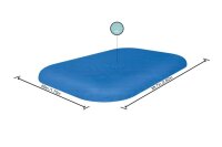 Bestway PE-Abdeckplane für Family Pools 295 x 220 cm, blau, eckig