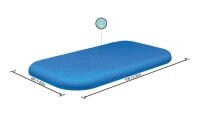 Bestway PE-Abdeckplane für Family Pools 340 x 230 cm, blau, eckig