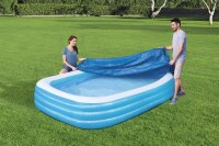 Bestway PE-Abdeckplane für Family Pools 340 x 230 cm, blau, eckig