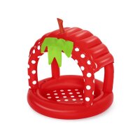 Bestway Planschbecken mit Sonnenschutzdach Erdbeere,...