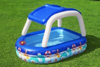 Bestway Family Pool mit Sonnenschutzdach Sea Captain 213 x 155 x 132 cm