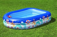 Bestway Family Pool mit Sonnenschutzdach Sea Captain 213 x 155 x 132 cm