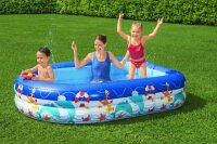 Bestway Family Pool mit Sonnenschutzdach Sea Captain 213 x 155 x 132 cm