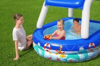 Bestway Family Pool mit Sonnenschutzdach Sea Captain 213 x 155 x 132 cm