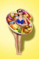 Bestway Schwimmring mit Rückenlehne Candy Delight Ø 118 x 117 cm