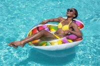 Bestway Schwimmring mit Rückenlehne Candy Delight Ø 118 x 117 cm