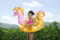 Bestway Schwimmring Glitter Seahorse 115 x 104 cm