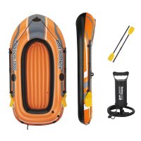 Bestway Hydro-Force Schlauchboot-Set für 2 Erwachsene + Kind Kondor 3000 232 x 115 x 36 cm