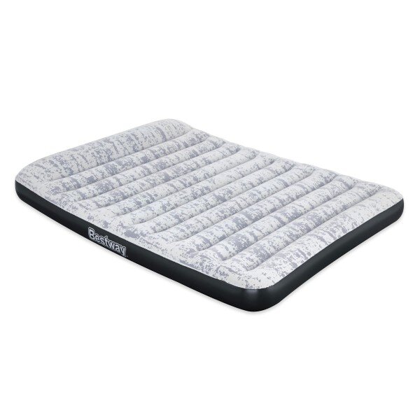 Bestway TriTech Luftbett Fashion Look mit integrierter Elektropumpe Double XL/Lo 203 x 152 x 30 cm
