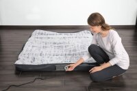 Bestway TriTech Luftbett Fashion Look mit integrierter Elektropumpe Double XL/Lo 203 x 152 x 30 cm