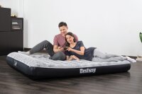 Bestway TriTech Luftbett Fashion Look mit integrierter Elektropumpe Double XL/Lo 203 x 152 x 30 cm