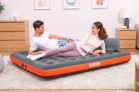 Bestway Doppelluftbett Roll & Relax mit Kissenpumpe...