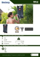 Bestway Pavillo Solar-Dusche Solar-Pro mit Temperaturanzeiger 41 x 58 cm